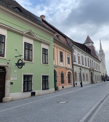 Strolling down a European alley