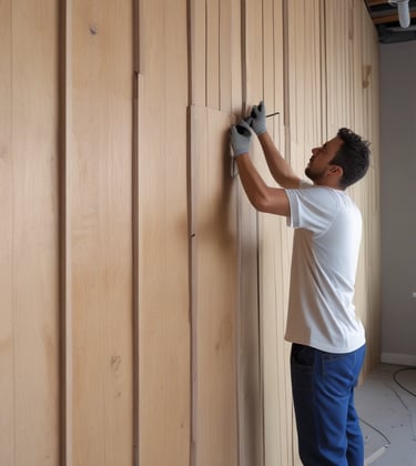 instalación de paneles de wallpanel