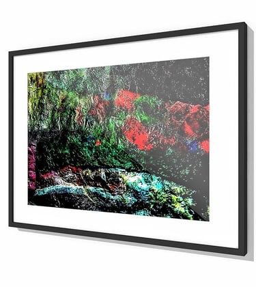 Textured collage frame print for best texture home decor on mipic