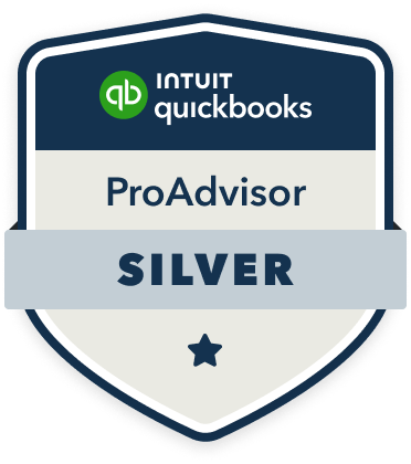 Badge to recognise status as a Silver ProAdvisor