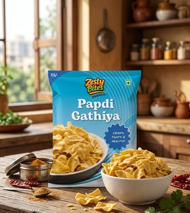 Zesty Bites Gathiya