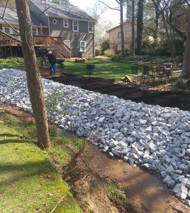 erosion control in mableton ga by north georgia clearing and excavation llc