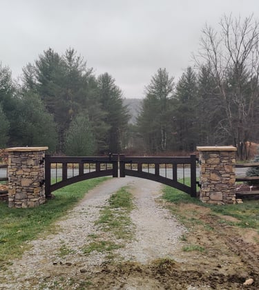 Natural Stone Gates