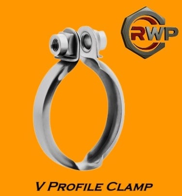  V-Profile Clamp – Precision Clamp with V-Shaped Band for Enhanced Grip and Secure Hose Connections