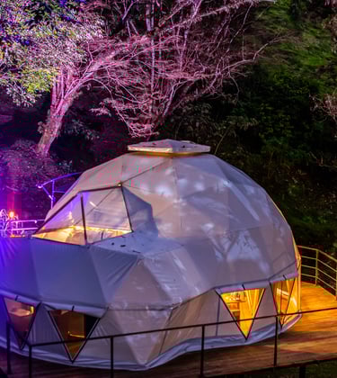 Glamping Carbonero, lujoso domo de Casa Quincha Glamping cerca de Bogota