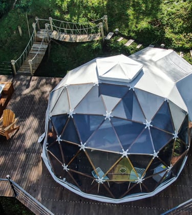 Glamping Gualanday, lujoso domo de Casa Quincha Glampng