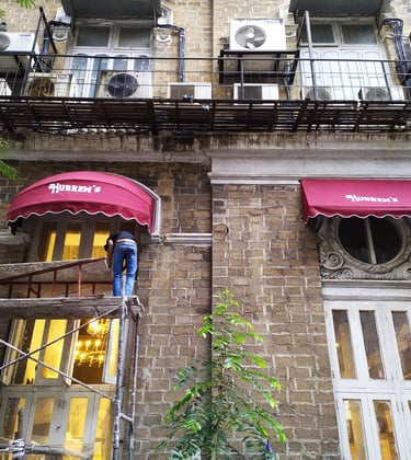 this is folding window awning