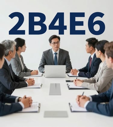 A focused, professional image of a collaborative strategic meeting with diverse leaders, emphasizing nonpartisan cooperation. Minimalist aesthetic with #2B4E6B accents.