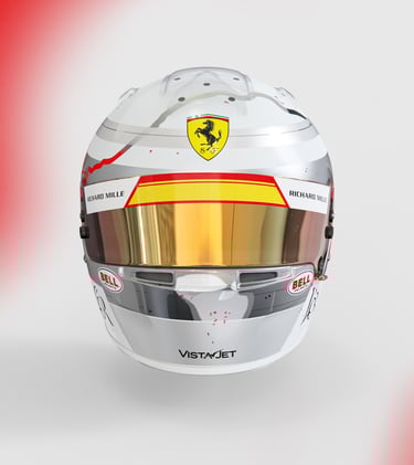 Casco Miguel Molina de las 24h de Le Mans 2025