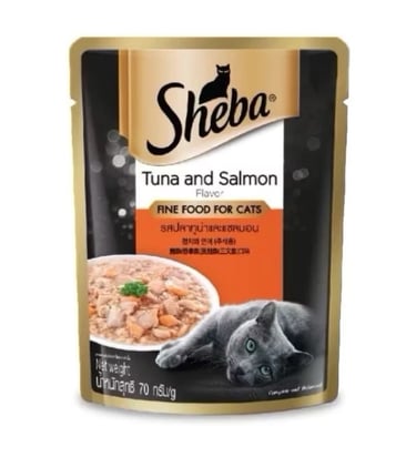 SHEBA TUNA SALMON WETFOOD