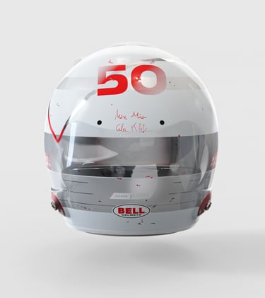 Casco Miguel Molina de las 24h de Le Mans 2025
