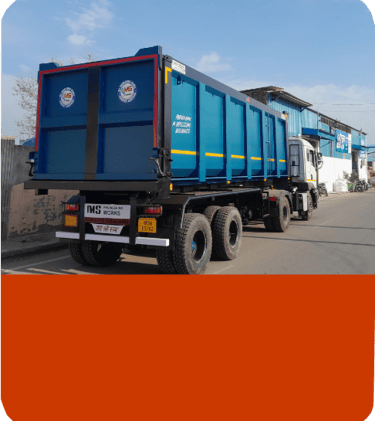 Heavy-duty tip trailer by MS Engineering Works – latest model with high load capacity and robust