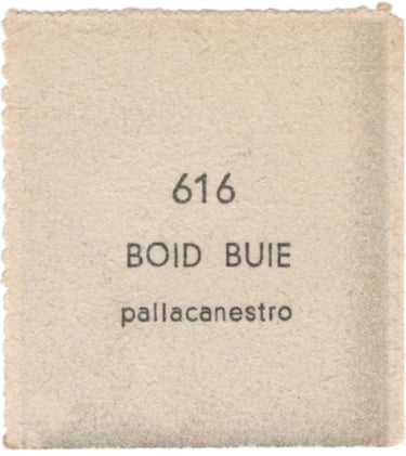 1951 Didasco Albosport #616 Boid Buie Stamp Harlem Globetrotters Basketball Card One-armed legend (b