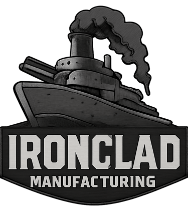 Ironclad Manufacturing industrial logo