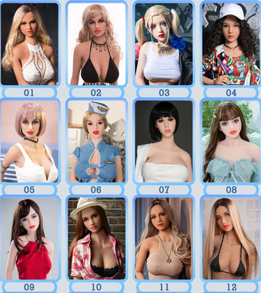 visage dolls TPE machoire articulee DDF