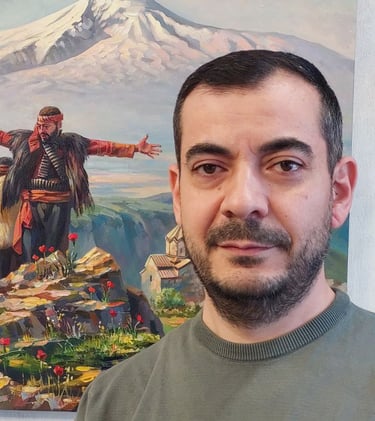 Meruzhan Khachatryan Armenian contemporary artist portrait