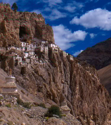 zanskar phukthal monastery
