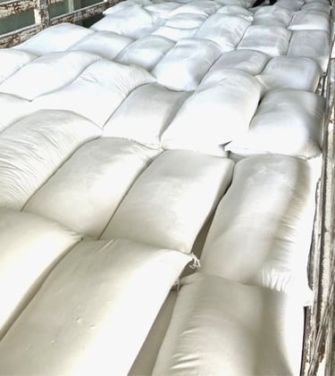 แป้งมันสำปะหลัง แป้งตกเกรด แป้งกวาดพื้น CASTECH แป้งทำถ่าน ถ่านอัดแท่ง แป้งทำไม้อัด กล่องกระดาษ