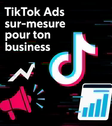 Affiche promotionnelle TikTok Ads