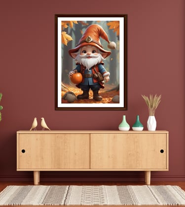 Free Printable Gnome Poster 