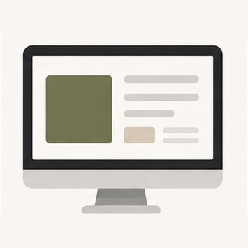 An icon representing a computer