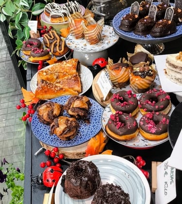 Pastales, tartas, y empanadas, sin gluten, para celiacos, en Pontevedra