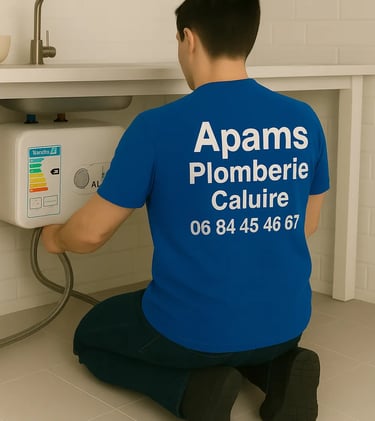 Urgence plombier chauffe eau sous evier depannage devis remplacement tarif Caluire 69300