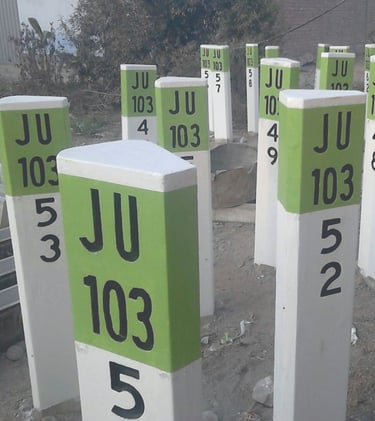 HITOS CON CODIGO DE RUTA
