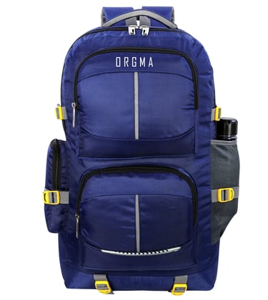 a navy blue 25 liter trekking backpack with front dual pockets
