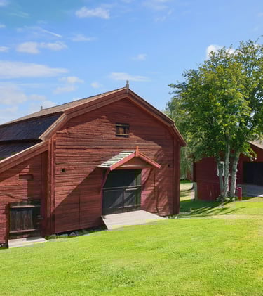 maison rouge de Falun