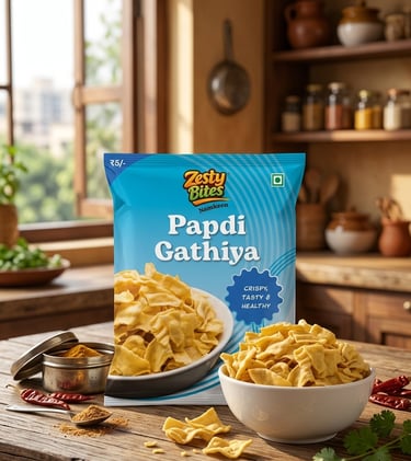 Zesty Bites Gathiya
