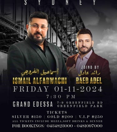 Ismail ALFarwachi Sydney Concert 2024