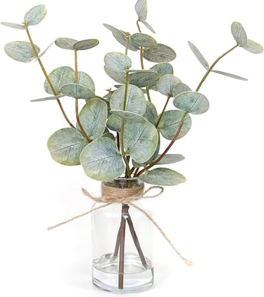 Artificial Eucalyptus Plant for Scandinavian Bedroom Décor