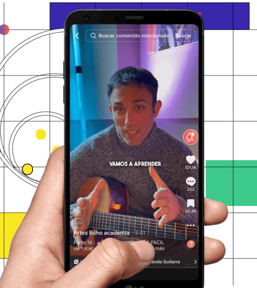Video Viral de 2 millones de visualizaciones en Tik Tok Tutorial de guitarra