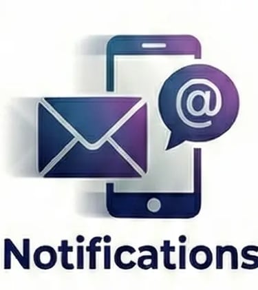 Smartphone avec alertes email et SMS pour une notification instantanée des appels reçus