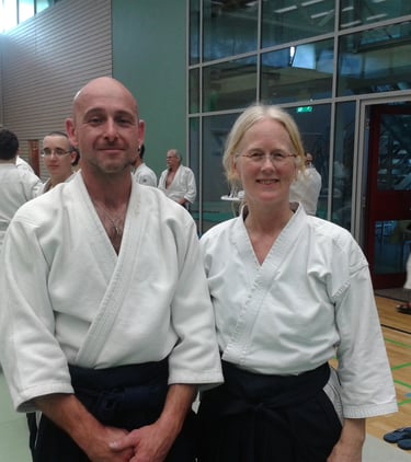 Bernd Enders mit Linda Holiday Sensei