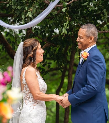 Dallas Texas older couple wedding photographer