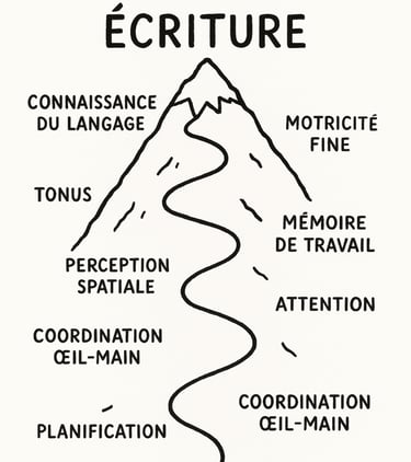 compétences nécessaires à l'acquisition de l'écriture