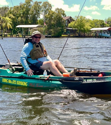 Kayak Fishing Charter Sebastian River near Sebastian, FL
