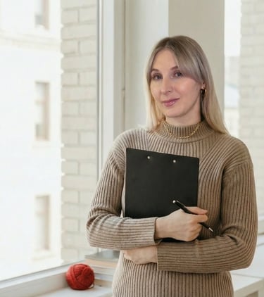 Psychologin Julia Eichler bei der Arbeit