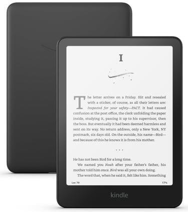front and back of a amazon kindle