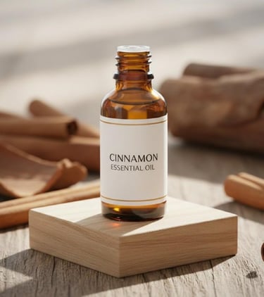 “Cinnamon Essential Oil from India – High Cinnamaldehyde Content, Food & Cosmetic Grade Export Quality”