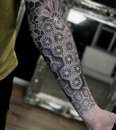 Detailed Geometric tattoo
