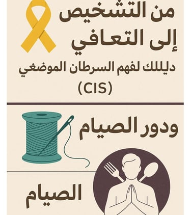 🎗️🧵 من التشخيص إلى التعافي : دليلك لفهم السرطان الموضعي (CIS) ودور الصيام