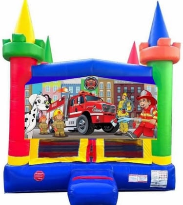 MEDUIM FIRE TRUCK & RESCUE THEMEWALK. Bookings 832-216-8423