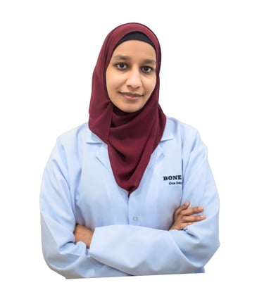 الدكتورة فاطمة علي في مركز بون كير لجراحة اليوم الواحد في أبوظبي