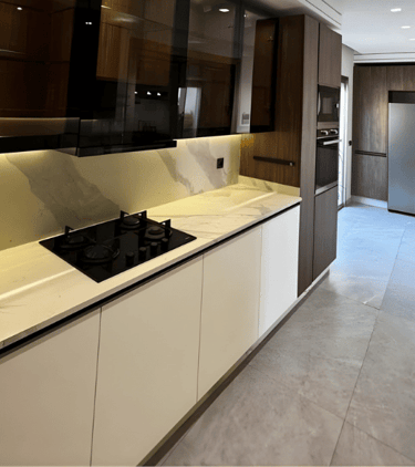 cuisine équipée moderne maroc menuiserie sur mesure cuisine design intérieur maroc