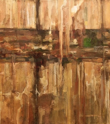 "The Wall" Acrylic $600