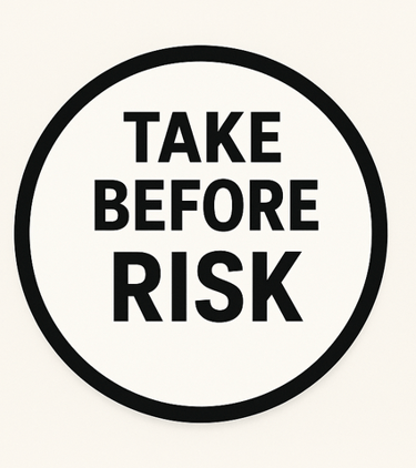 Take before risk in reference to Prep HIV medication