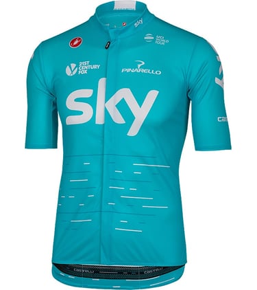 Team Sky blue cycling jersey